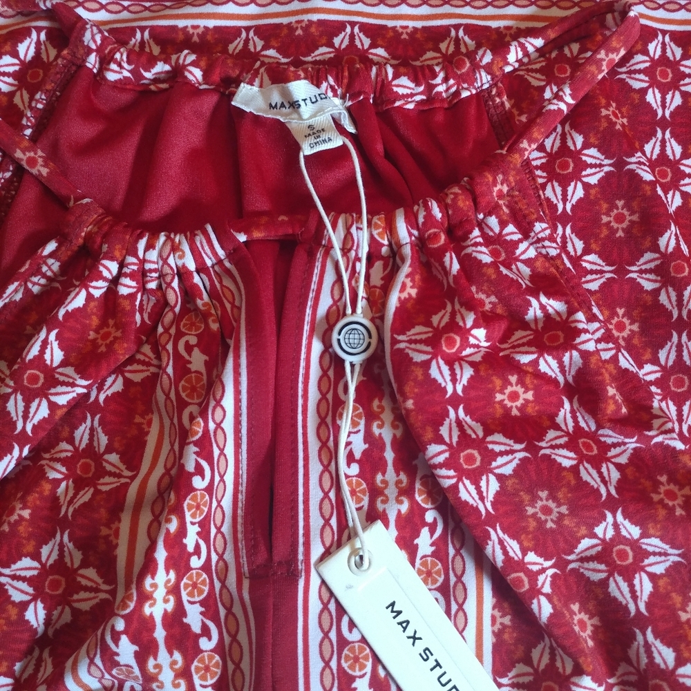Max Studio Patterned Halter Dress - Picture 7 of 8